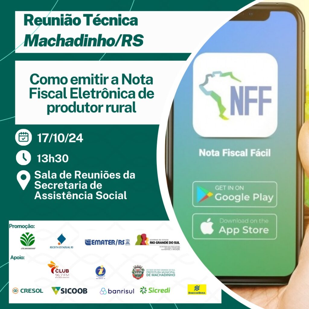 Reunião técnica sobre Nota Fiscal Eletrônica para Produtor Rural em Machadinho